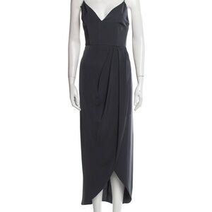 Shona Joy Grey Tulip Cut Midi